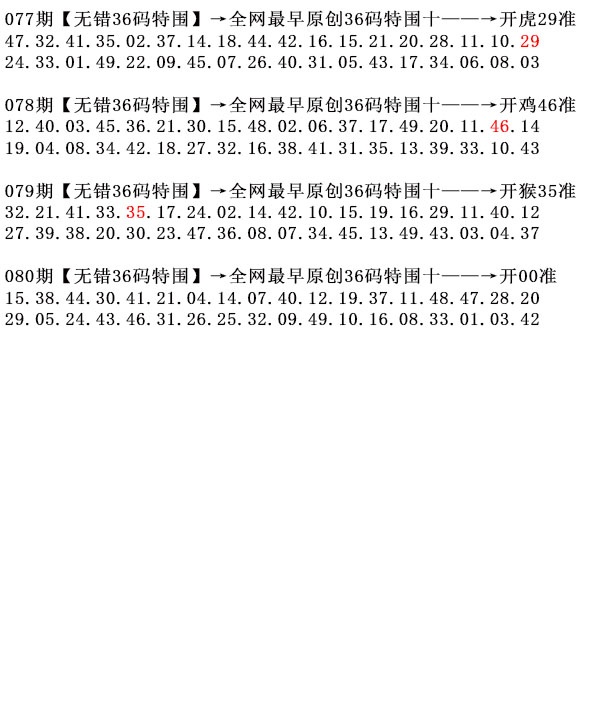 080期36码特围[图]