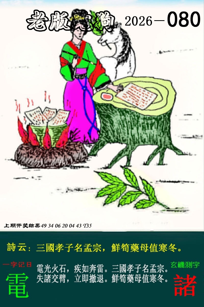 080期老版跑狗图[图]